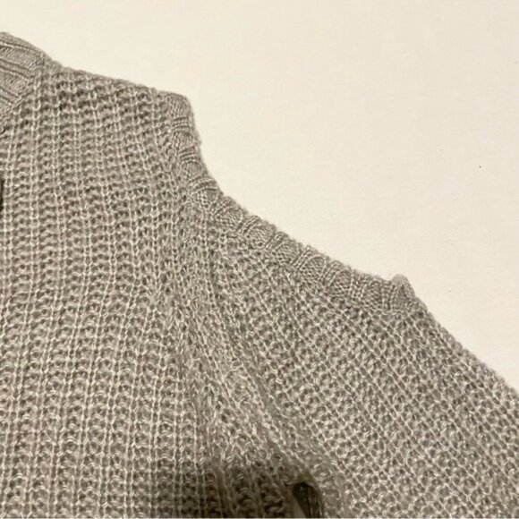 Ex-Girlfriend Womens Long Sleeve Sweater Cut Out Shoulders Size XL - Picture 4 of 16